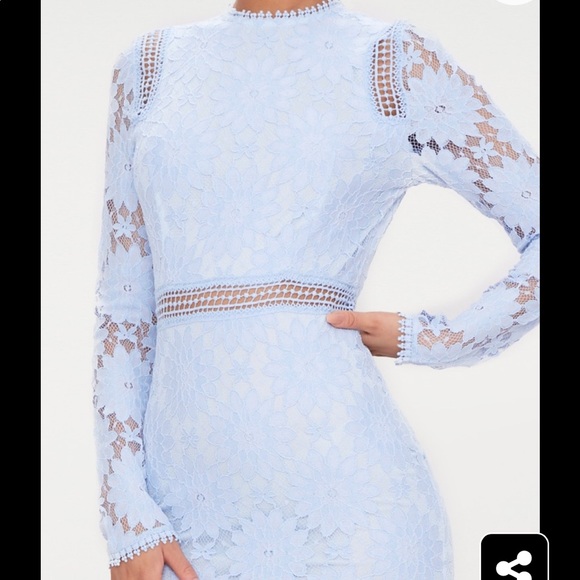 Pretty little thing nude/pastel pink dress - Picture 9 of 9